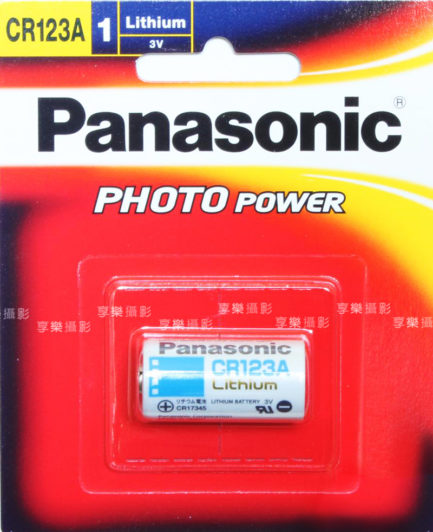 原廠 Panasonic CR123 CR-123 3V鋰電池 一次性 不可充