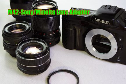 M42鏡頭 - Sony Alpha MA 銀色銅質 轉接環