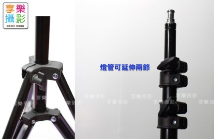 【官網WP35加購限定贈品】輕便燈架FX-J195T 190cm燈架+燈架收納包(1隻燈贈1組)：圖片 3