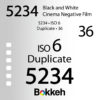Bokkeh 柯達Kodak 5234黑白電影拷貝負片  iso3 超究極細緻! 電影底片 workflow