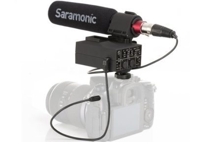 Saramonic MIXMic 專業機頂混音器組 含NV5麥克風 雙聲道XLR卡農接頭 適用Sony 業務機
