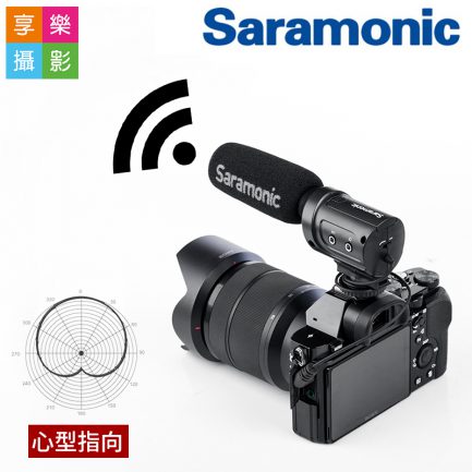 Saramonic SR-M3 指向式電容麥克風 內建監聽 增益 降躁 輕便實用！