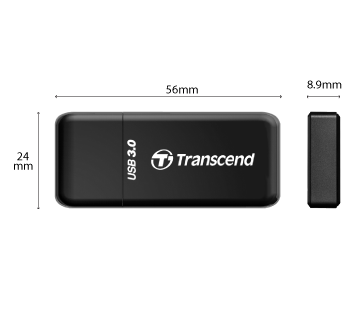 創見 Transcend F5 USB 3.0讀卡機 支援 SDXC UHS-I 白色