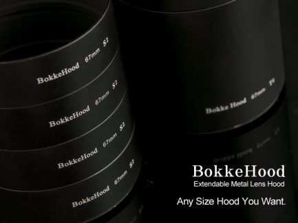 金屬遮光罩S Bokkehood 長短可延伸加接 口徑52mm/長2cm