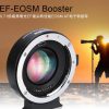 卡萊Commlite CM-EF-EOSM BOOSTER自動對焦減焦轉接環 x0.71 EF鏡頭轉EOSM機身 EF-M可調光圈 防震 EXIF訊息 公司貨