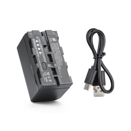 加購限定【(1入)雷利得 F750鋰電池】4400mAh TYPE-C直充 電量顯示 支持5V/2A充電 USB充電：圖片 2