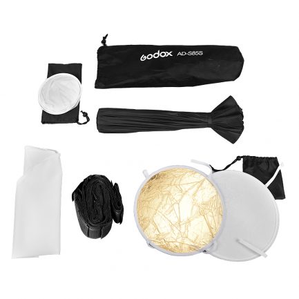 【GODOX神牛 S85S/S85W 16片反射面柔光罩85cm 含蜂巢網格(神牛卡口)】AD400 PRO/AD300 PRO專用 金銀反光板：圖片 6