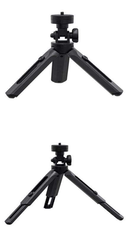 FotoFlex 桌上伸縮型三腳架 1/4雲台16-21cm 手機直播支架/三角架/相機錄影/自拍桌面三腳架