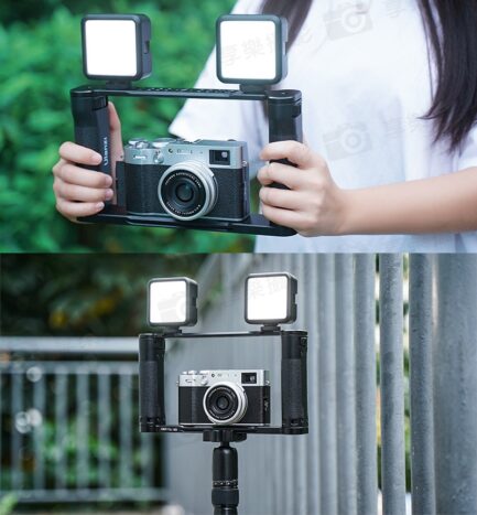 ulanzi UURig R069 全新模組化-手機相機擴展兔籠 錄影穩定支架配件 2冷靴橫桿+手把 Vlog/攝影/直播