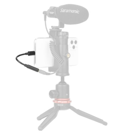 Saramonic SR-C2002 3.5mm(TRRS) 轉 Lightning音源轉接線 APPLE iOS設備【線長13.5cm】