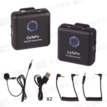 CaTeFo Star200 T1無線麥克風《1對1》2.4G 收訊之王，陶瓷天線神助，打敗S牌，B牌，在WIFI多的地方也不易干擾!：圖片 18