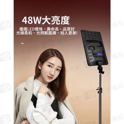 享樂攝影【Cinluxr CL-480D 雙燈套裝】含2M燈架+燈架包 48W雙色溫 可鋰電池供電 F750/F970：圖片 4