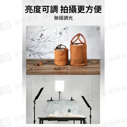 享樂攝影【Cinluxr CL-480D 雙燈套裝】含2M燈架+燈架包 48W雙色溫 可鋰電池供電 F750/F970：圖片 8