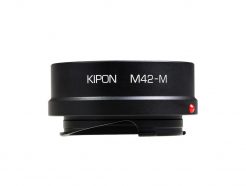 Kipon 檔板黑色 M42 轉接Leica M LM Ricoh GXR 轉接環 無限遠可合焦 Summilux Summicron Elamrit A12
