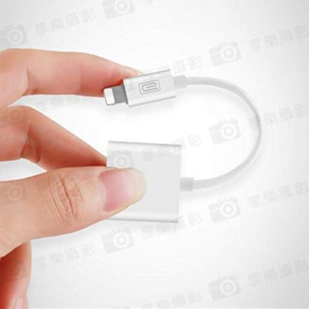【Earldom 蘋果lightning轉3.5mm 2合1轉接線】耳機+充電 ADC解碼 2.4A快充 不支援聲卡：圖片 5