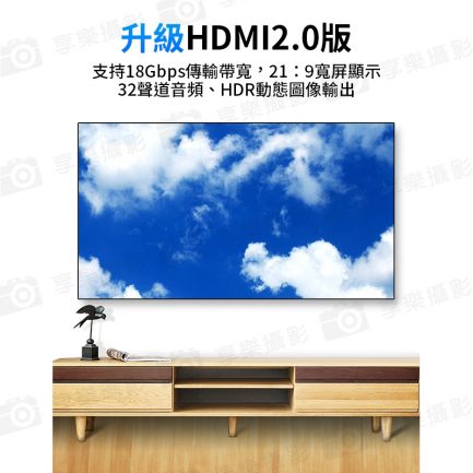 【HDMI-HDMI 2.0 4K 120HZ雙公線】0.5m/1m/1.5m/2m/3m 電視線 影音線 影音傳輸線 電腦 筆電 PS4 機上盒 投影機