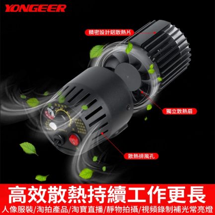【可調焦LED聚光燈J50S-P 50W】可調色溫 無線遙控 送4色片 COB燈珠 補光燈 攝影燈 LED燈 直播 攝影 拍照：圖片 4