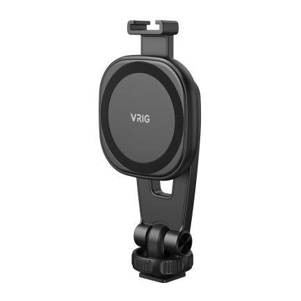【VRIG MG-03磁吸快拆手機支架】MagSafe 冷靴口 1/4螺口 橫拍 豎拍 適用IPhone 安卓 麥克風 補光燈 Vlog 直播 錄影：圖片 2