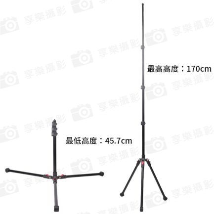 (加購價350元)【FotoFlex S201輕便款反折燈架(送燈架包)】41.3-170cm 扳扣式承重2kg：圖片 3