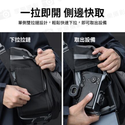 【Ulanzi TE88 休閒攝影單肩包】15L 單肩包 斜背包 斜挎包 相機包 攝影包 側背包 收納包 防潑水 微單 單反相機 Camera Shoulder Bag B167：圖片 6