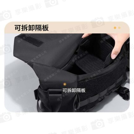 (預購中)【Ulanzi B010 BC08戰術單肩包】9L 斜跨包 攝影包 相機包 側背包 手提包 保護收納包 防水 單反 微單 獨立分隔 可拆卸隔板 Camera Sling Bag：圖片 6