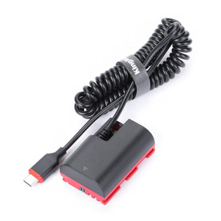 【Kingma TC-E6NH 副廠假電池】Type-C to LP-E6 支援高速連拍 適用EOS R R5 R6 R7 6D 7D 60D 70D 80D 90D R5 R6 5D2 直播 USB-C Replacement Dummy Battery Adapter：圖片 2