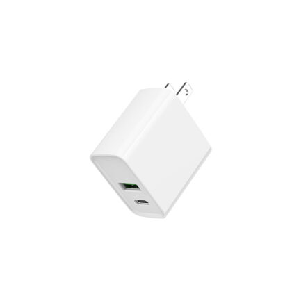 【MCK-U220 20W 雙孔快充】Type-C充電頭 充電器 豆腐頭 PD/QC快充 1A1C 台灣製造 BSMI認證 手機 平板 quick charger phone：圖片 2