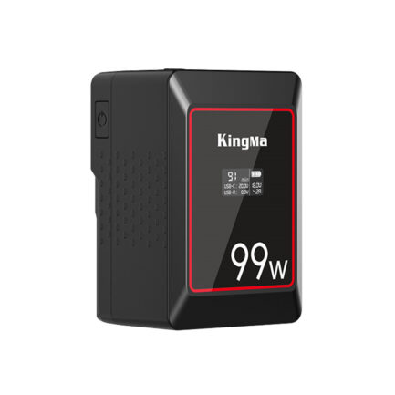 【KingMa KM-VK99 V掛電池】6700mAh 14.8V 99Wh OLED螢幕 支援BP口 D-TAP Type-C充放 V口電池 攝影燈電池 補光燈 攝像機 V-lock battery：圖片 2