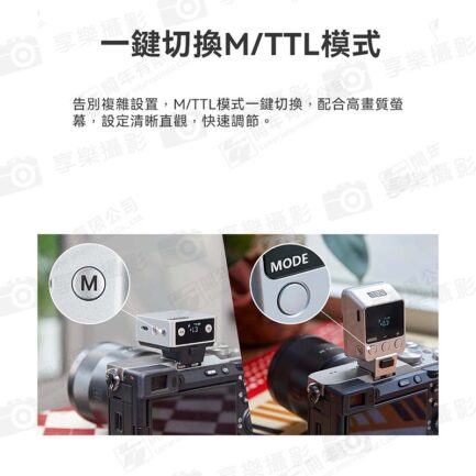 【Godox神牛 iT20/iT22 TTL微型閃光燈】黑/銀 TypeC充電 微型機頂閃 閃燈 單反 微單 攝影 外拍 適用Nik Canon Sony Fuji FX Olympus Panasonic Mini Flash：圖片 7