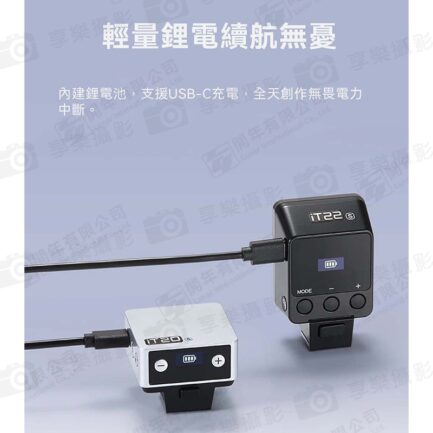 【Godox神牛 iT20/iT22 TTL微型閃光燈】黑/銀 TypeC充電 微型機頂閃 閃燈 單反 微單 攝影 外拍 適用Nik Canon Sony Fuji FX Olympus Panasonic Mini Flash：圖片 11