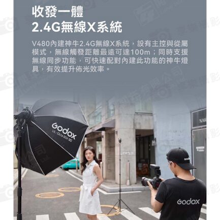 【Godox神牛 Ving TTL V480S 機頂閃光燈】適用Sony 機頂閃 閃燈 2.4G無線X系統 外拍 打光 補光燈 攝影 ※開年公司貨 Camera Flash：圖片 7