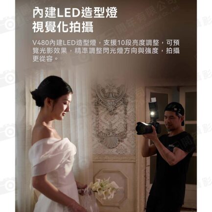 【Godox神牛 Ving TTL V480S 機頂閃光燈】適用Sony 機頂閃 閃燈 2.4G無線X系統 外拍 打光 補光燈 攝影 ※開年公司貨 Camera Flash：圖片 11