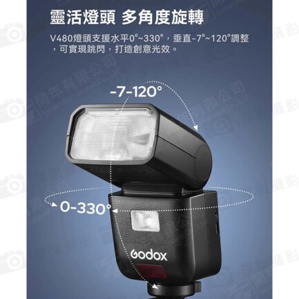 【Godox神牛 Ving TTL V480S 機頂閃光燈】適用Sony 機頂閃 閃燈 2.4G無線X系統 外拍 打光 補光燈 攝影 ※開年公司貨 Camera Flash：圖片 12