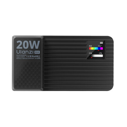 【Ulanzi K20RGB 20W RGB口袋燈】3300mAh Type-C 支持邊充邊用 LED補光燈 持續燈 攝影燈 打光燈 柔光燈 Vlog 直播 攝影 外拍 旅行 Video Light：圖片 2