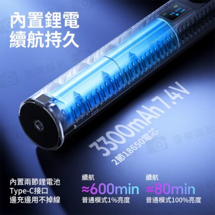 【Ulanzi B15RGB 15W便攜小棒燈】3300mAh 1/4 磁吸 手持 Type-C 光棒 LED條燈 全彩補光燈 棚燈 持續燈 攝影燈 氛圍燈 打光燈 直播 外拍 光繪 Portable LED Light Stick：圖片 9