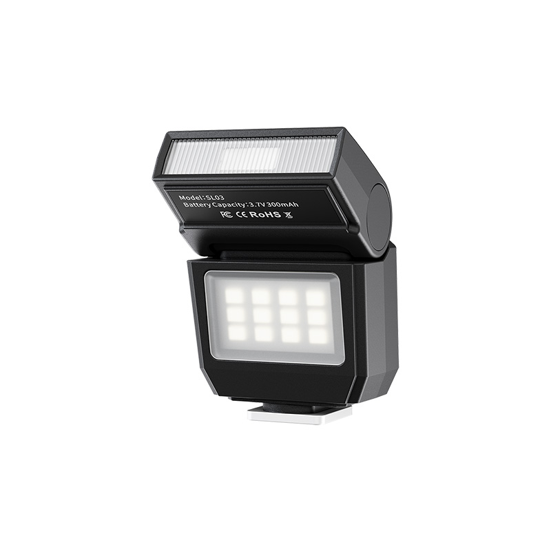 【Ulanzi SL03螢火蟲閃光燈】黑色 GN8 300mAh 迷你機頂閃光燈 閃燈 通用熱靴接口 Type-C充電 微單 卡片機 攝影 拍照 Spark Lite Camera Flash:圖片 2