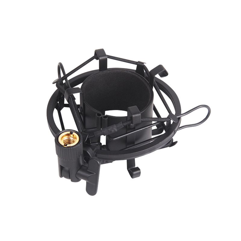 Rodeane樂笛 麥克風防震架 金屬黑 尺寸(直徑2.5cm) 避震架 減震架 錄音唱歌:圖片 2