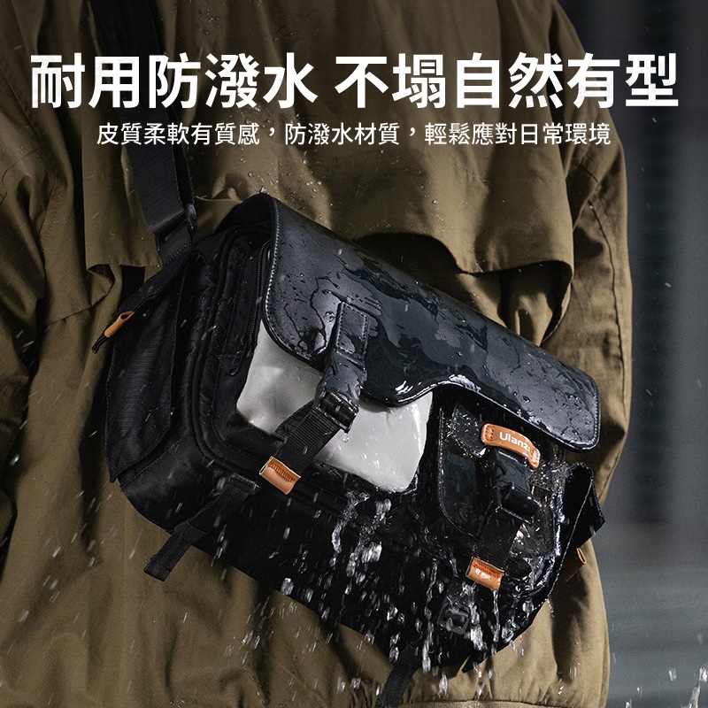 【Ulanzi MS12 旅行單肩相機包】5.6L容量 斜挎 手提 攝影包 郵差包 防潑水 可調式分隔板 微單 單眼:圖片 5
