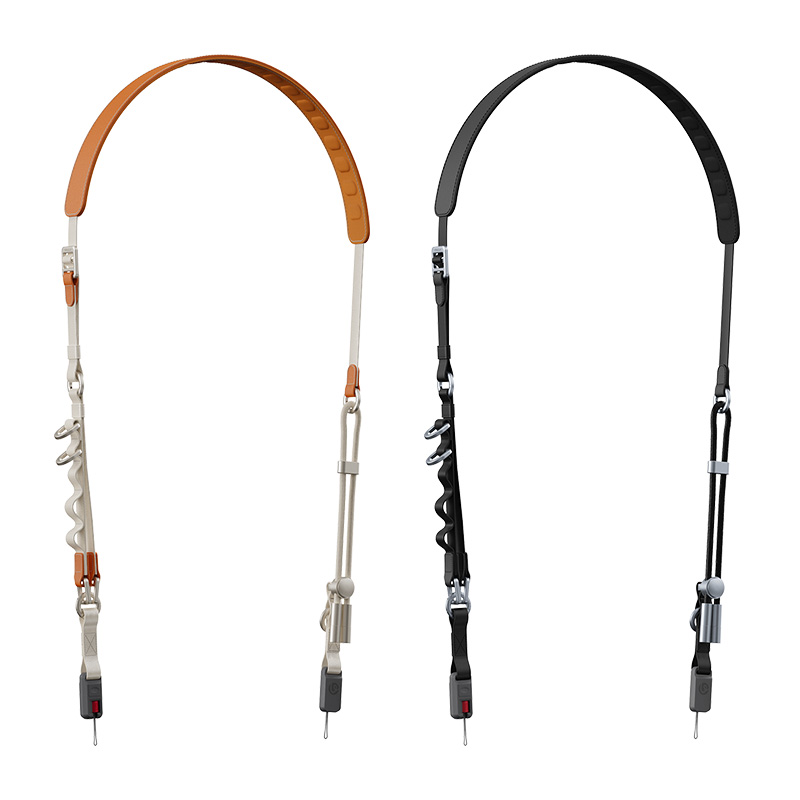 【Ulanzi YF01小Y靈動快掛相機肩帶】橙色/黑色 多功能背帶 手腕繩 運動相機快掛繩 手機充電線 快拆快扣 單反 微單 攝影配件:圖片 2