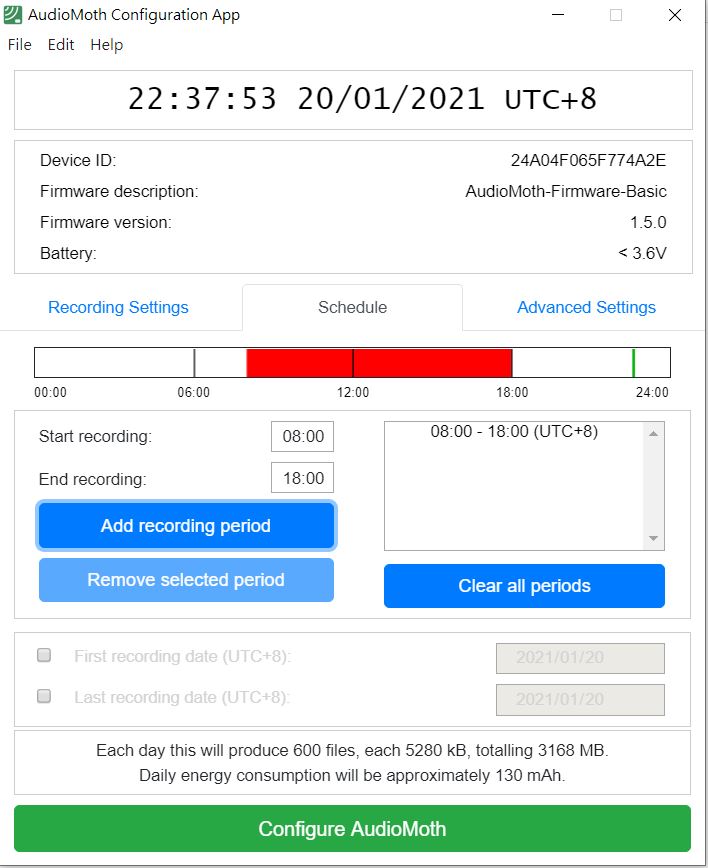 Audiomoth V1.2.0 野生動物錄音器:圖片 4