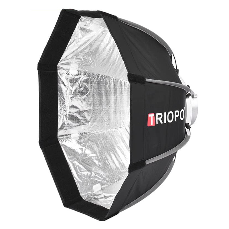 (客訂商品)【Triopo OCT 55CM-B 按鍵快摺傘式八角柔光罩 2代】55cm 保榮卡口 無網格 柔光箱/八角罩 外拍 攝影 補光:圖片 2