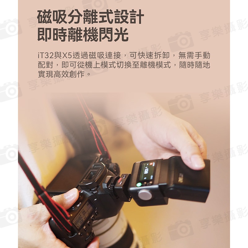 (預購中)【Godox神牛 iT32 iFlash TTL機頂閃光燈】可搭配X5引閃器使用 2.4G無線X系統 機頂閃 閃燈 外拍 攝影 ※開年公司貨:圖片 7