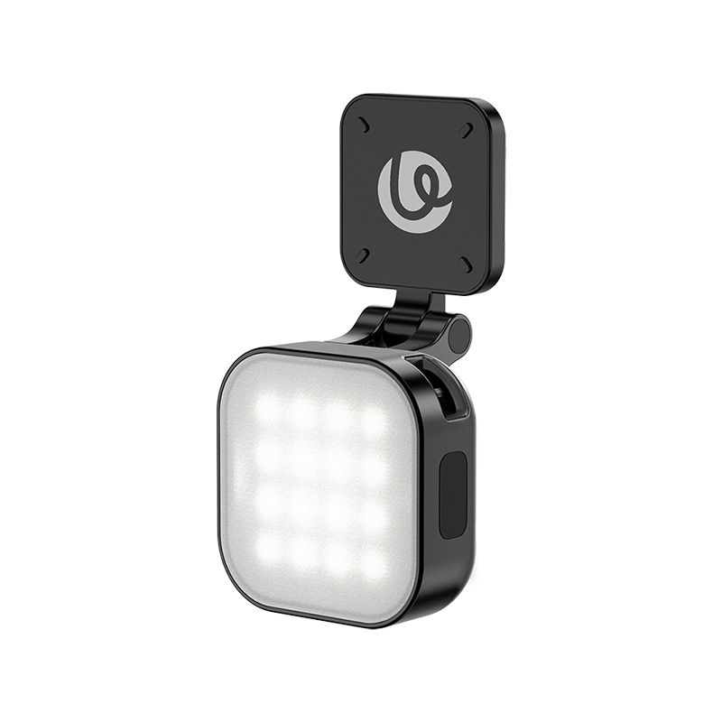 【Ulanzi IN07 適用Go Ultra 磁吸翻轉小燈】for Insta360 運動相機 500mAh 快拆 1/4螺孔 掛繩孔 補光 打光 Vlog 街拍 夜拍:圖片 2