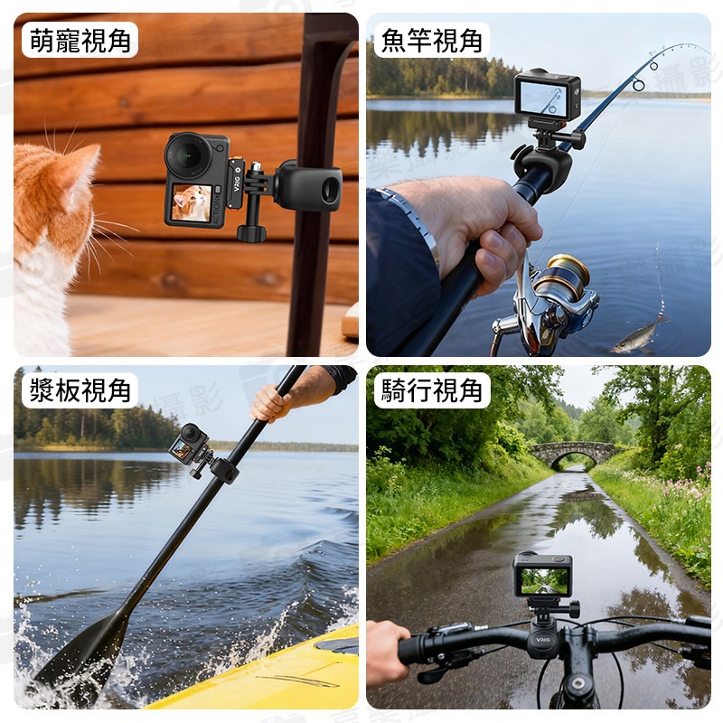 【VRIG MG-39 運動相機矽膠綁帶】適用GoPro 影石 大疆DJI action6 5pro 矽膠支架 彈力綁帶 彈力環 騎行腳踏車支架 固定環 可調節柔性支架:圖片 5