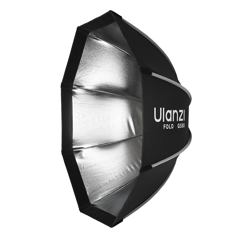 【Ulanzi FOLD QS80快拆八角柔光箱 標準保榮口】80cm 柔光罩 快收罩 八角罩 無影罩 控光 補光燈 攝影燈 LED棚燈 直播 外拍 棚拍:圖片 2